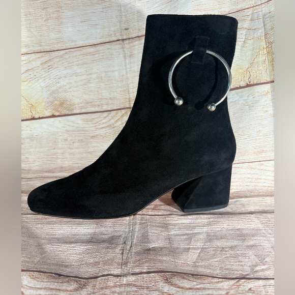 Dorateymur Women’s Sz 9.5 Elegant Nizip Black Suede Ankle Boots - Picture 1 of 16